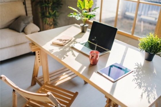 Organized home office